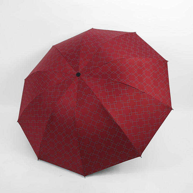 Women's Folding Umbrella with Modern Geometric Pattern Stornfield