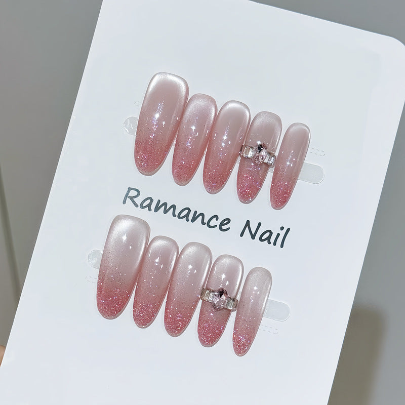 Elegant Ombre Press-On Nails Stornfield