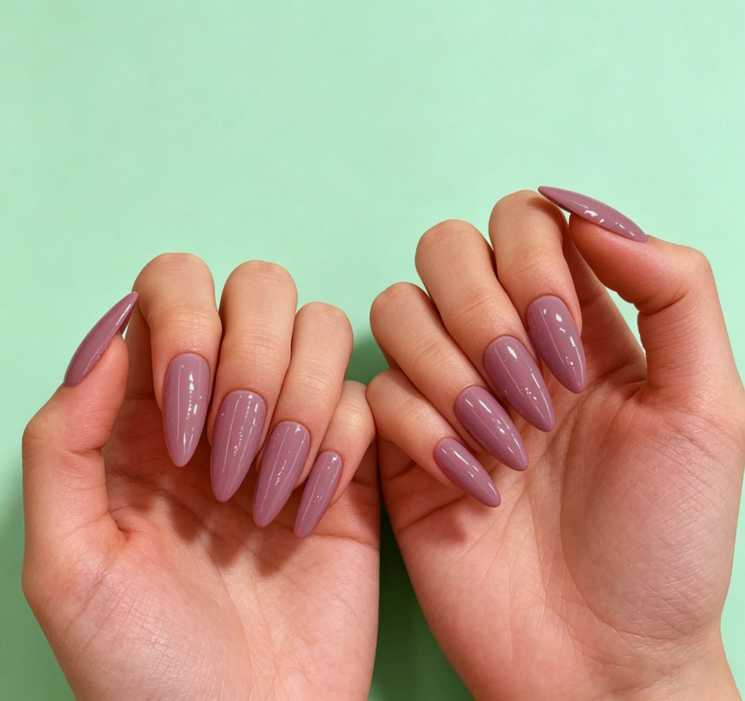 Almond-Shaped Gel Nail Enhancements Stornfield