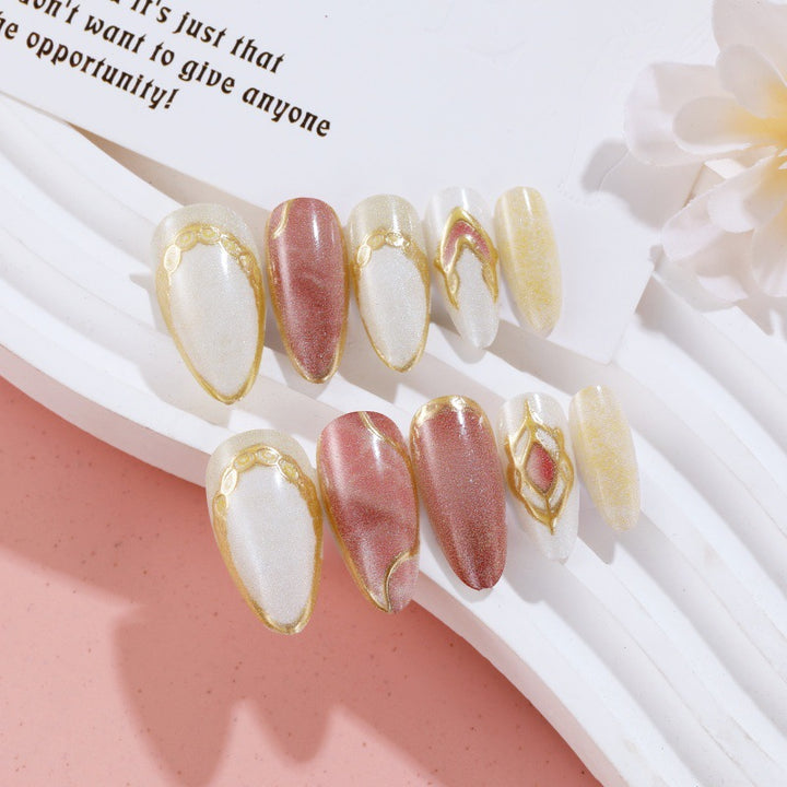 Acrylic nails in modern layered look Stornfield