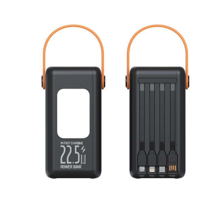 Portable power bank with fast charging function and integrated carrying handle Stornfield