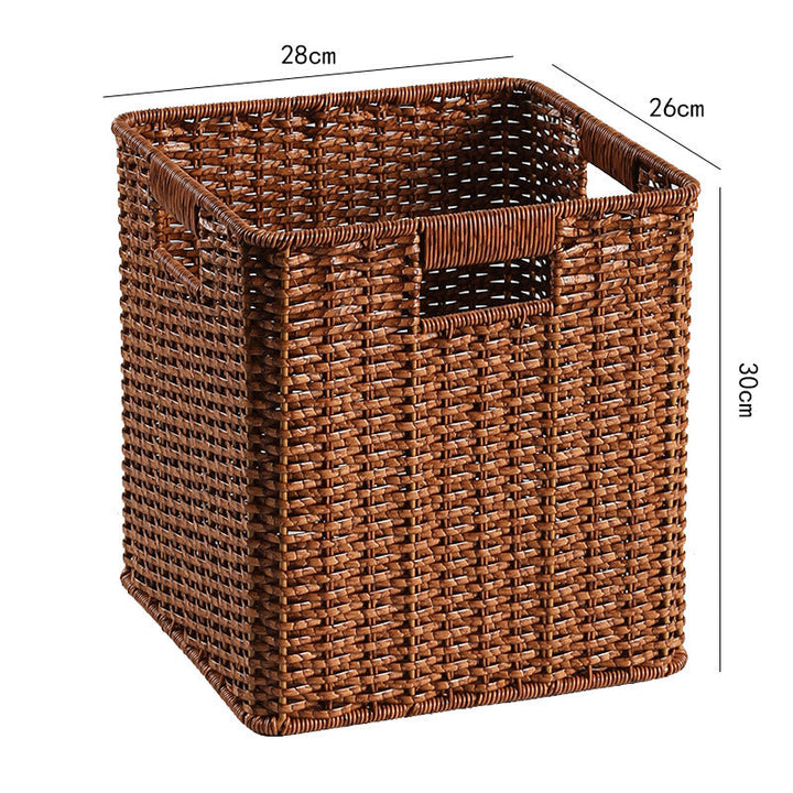 Large Woven Storage Bin with Ergonomic Cutout Handles Stornfield