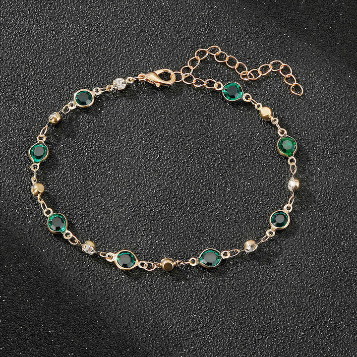 Elegant Rhinestone Chain Anklet Stornfield