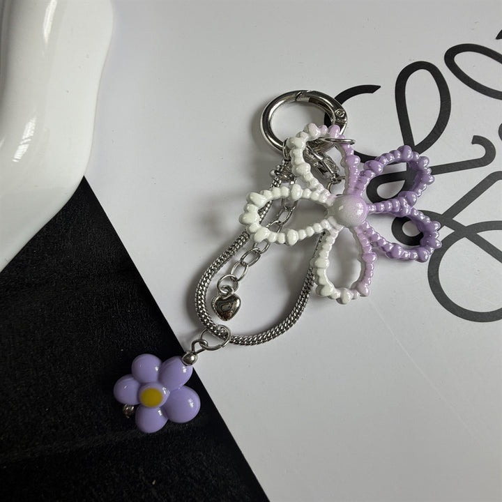 Decorative Flower Charm Keychain Stornfield