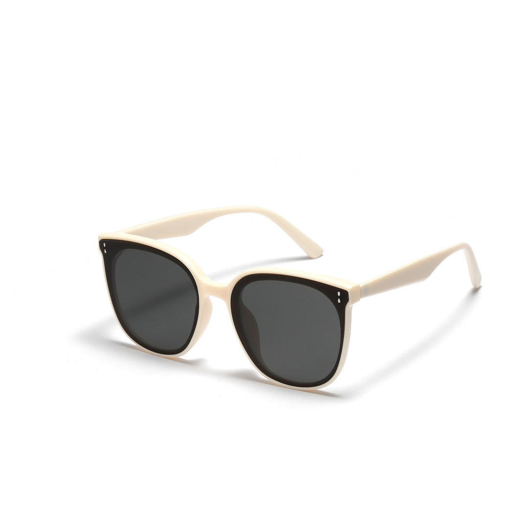 Women’s fashionable square sunglasses with high-quality transparent frame Stornfield