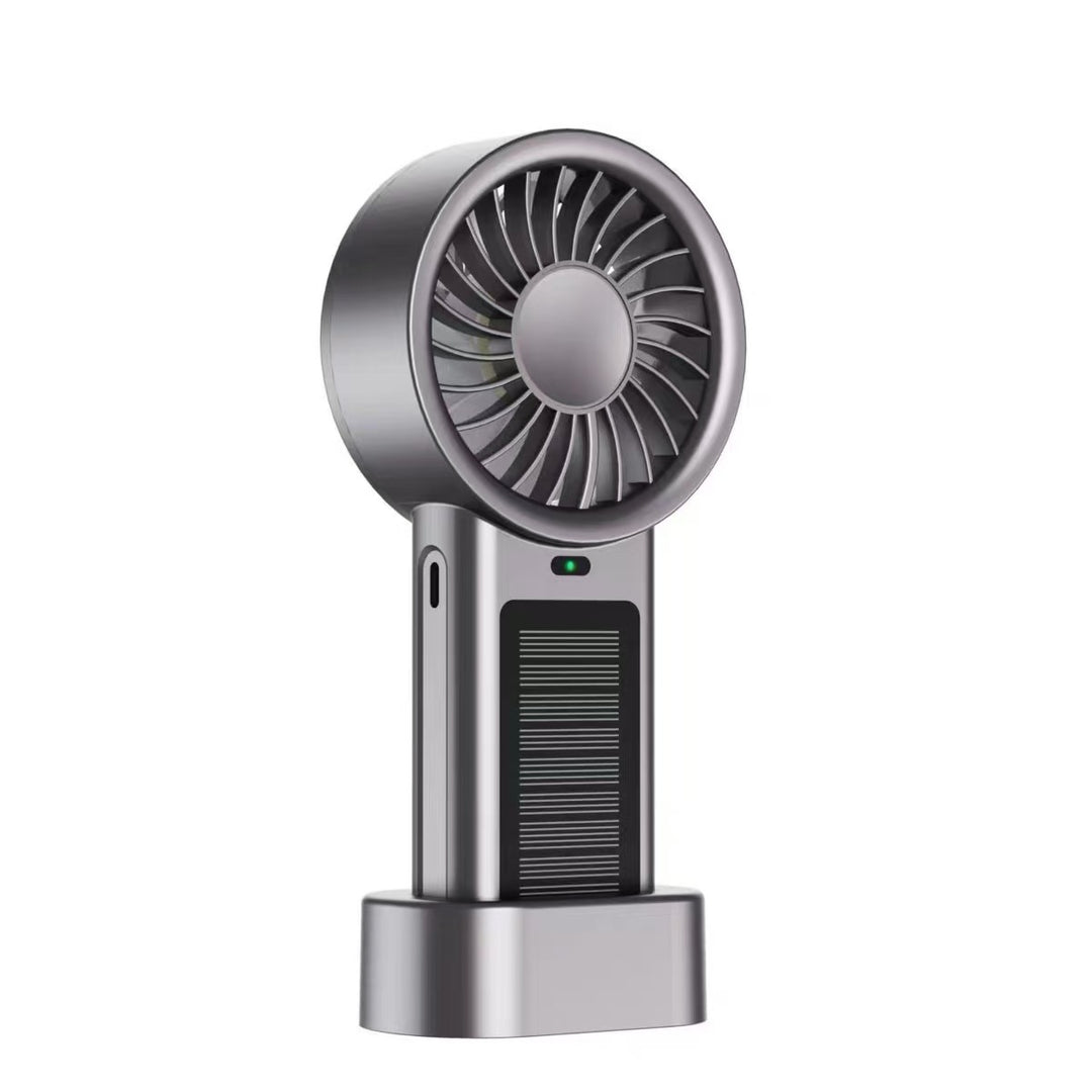 Portable Solar-Powered Handheld Cooling Fan Stornfield