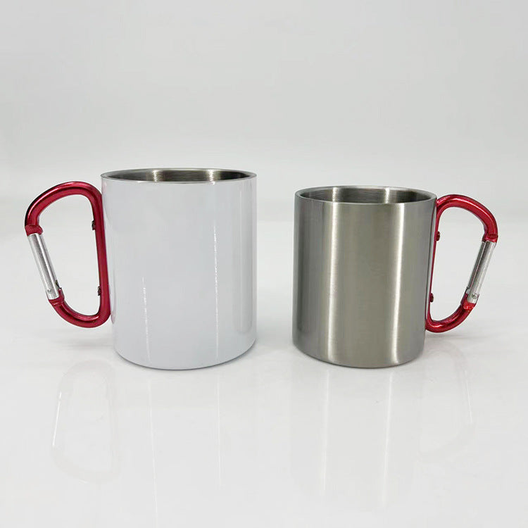 Women High-Quality Stainless Steel Drinking Cup with Carabiner Handle Stornfield