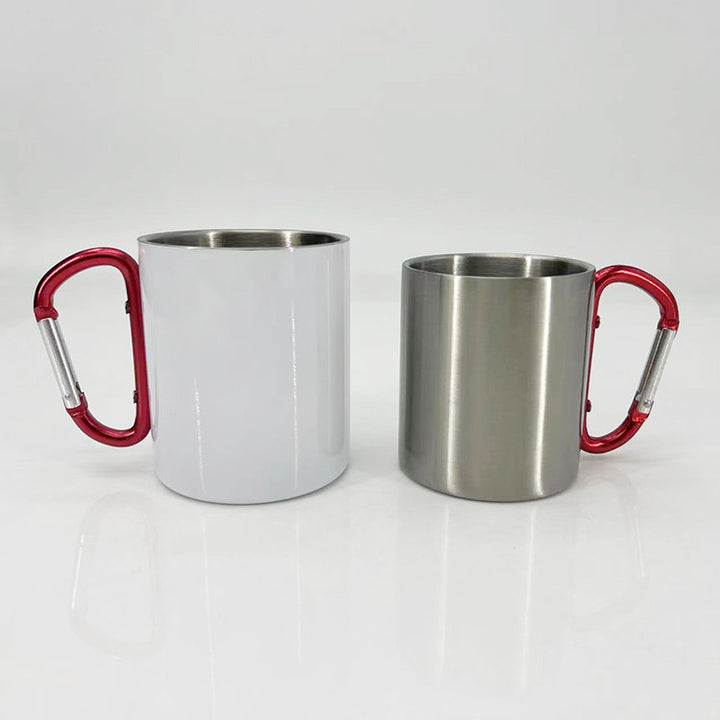 Women High-Quality Stainless Steel Drinking Cup with Carabiner Handle Stornfield