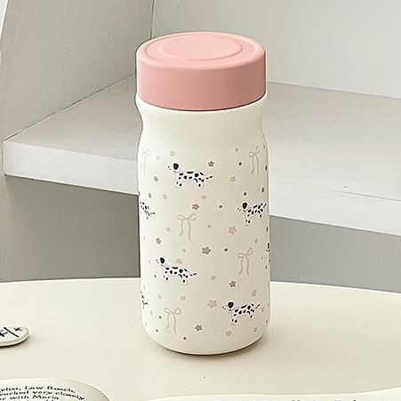 Ladies Insulated Water Bottle with Cute Dog Motif Stornfield