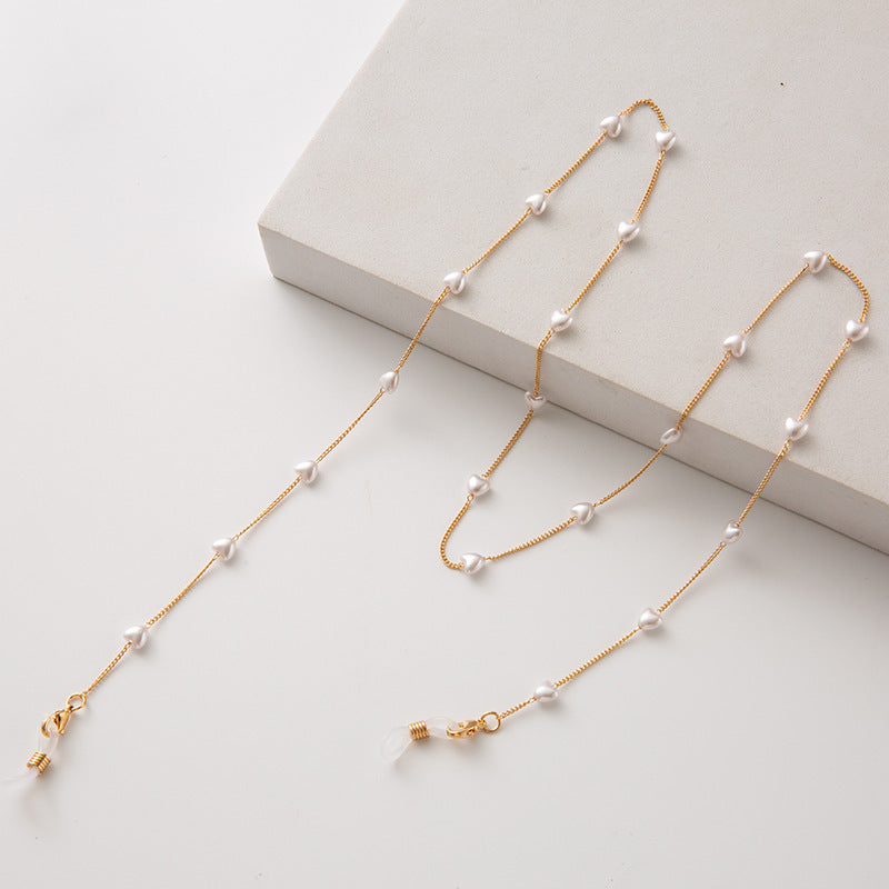 Pearl-Accented Eyewear Chain Stornfield