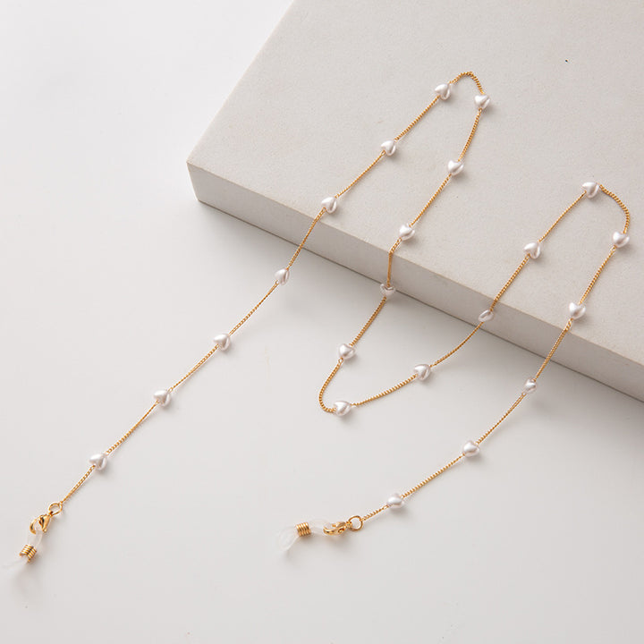 Pearl-Accented Eyewear Chain Stornfield
