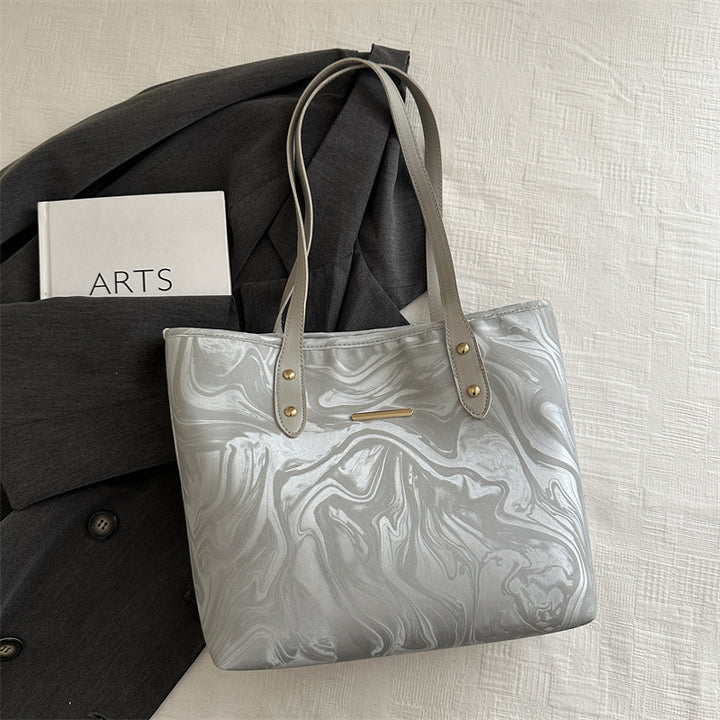 Stylish Marble Pattern Tote Bag Stornfield