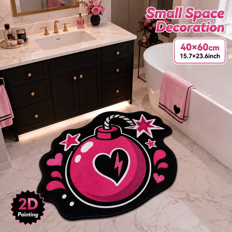 Cat-Themed Soft Bath Mat