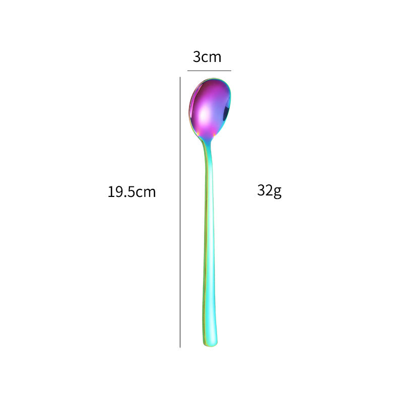 More elegant and ergonomic dessert spoon made of high-quality stainless steel Stornfield