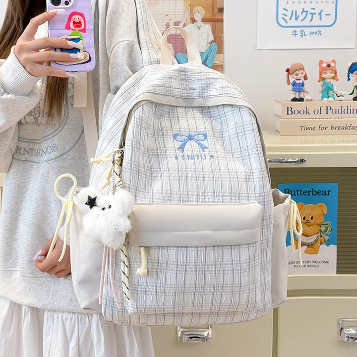 Checked Patterned Casual Backpack Stornfield
