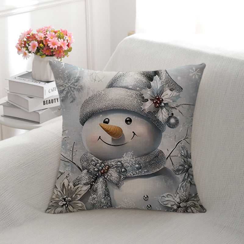 Elegant Floral Decorative Throw Pillow