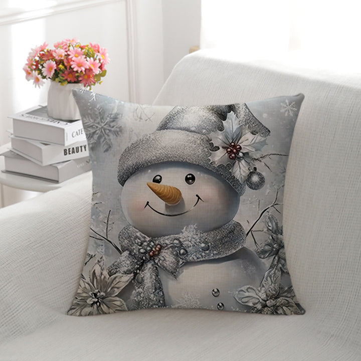 Elegant Floral Decorative Throw Pillow