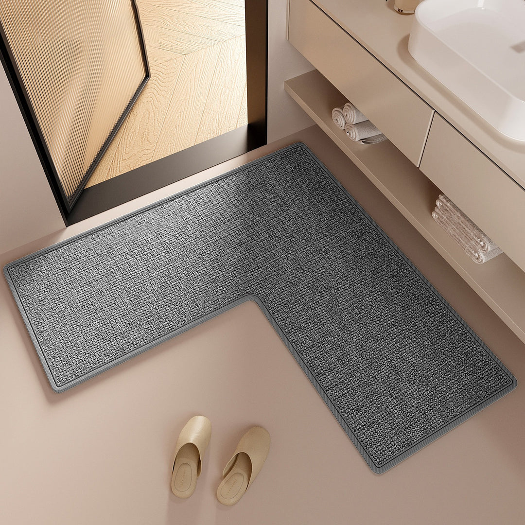 L-Shaped Anti-Slip Bath Mat