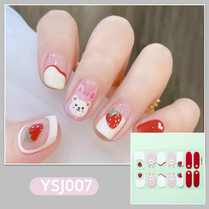 Artistic nail decoration with glitter details Stornfield