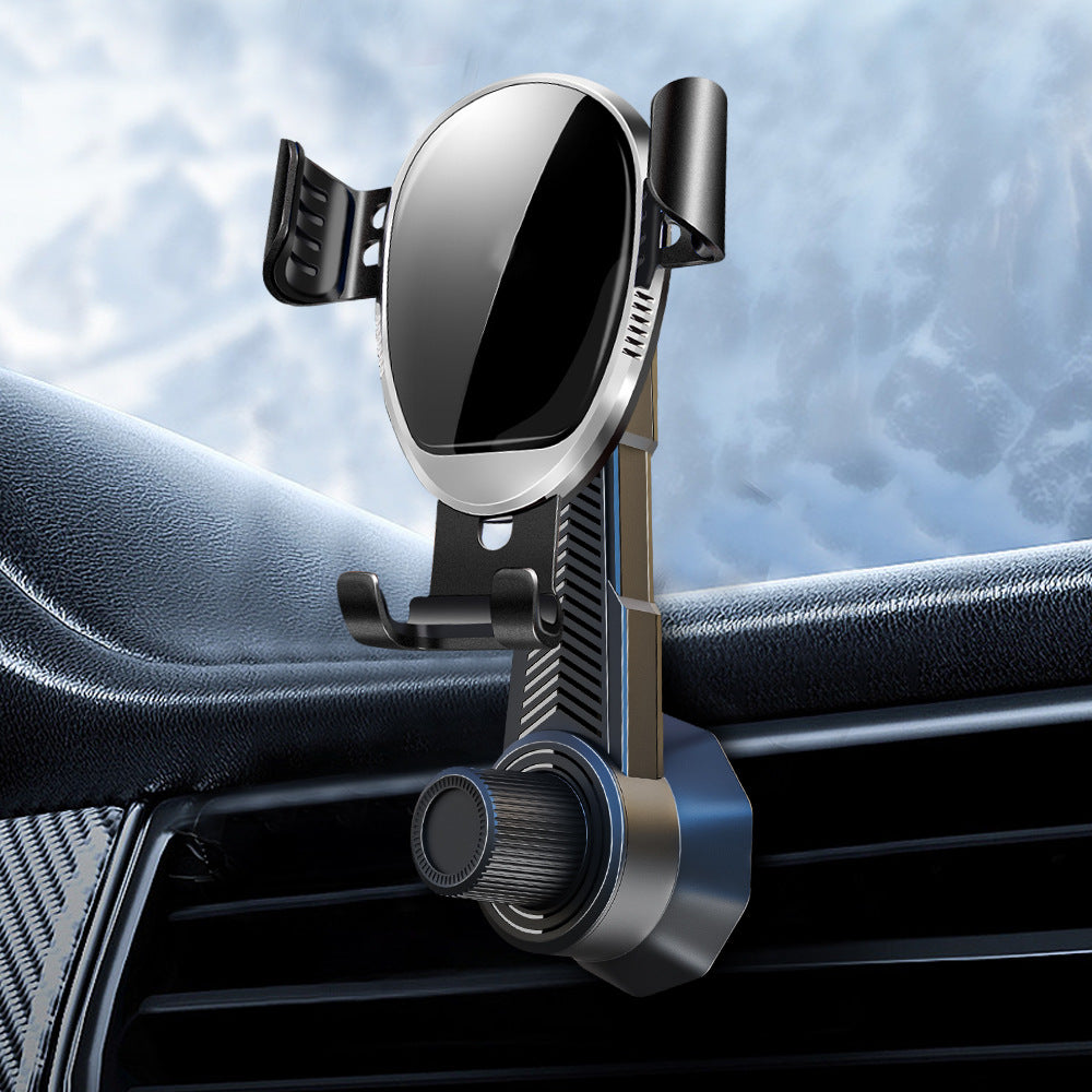 Adjustable gravity air vent smartphone car mount with full rotation joint Stornfield