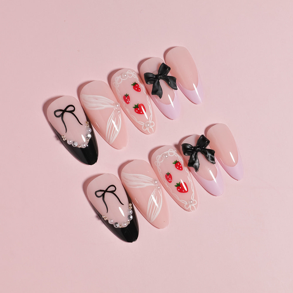 Artistic DIY Press-On Nail Set Stornfield