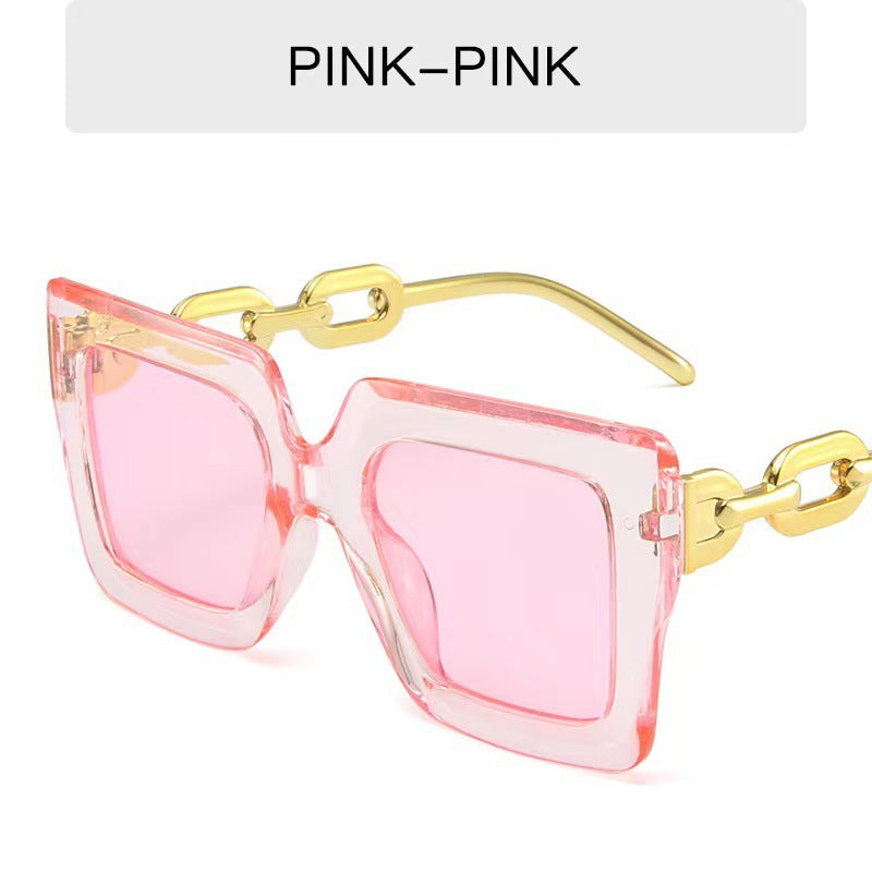 Stylish Wide Square Frame Sunglasses Stornfield