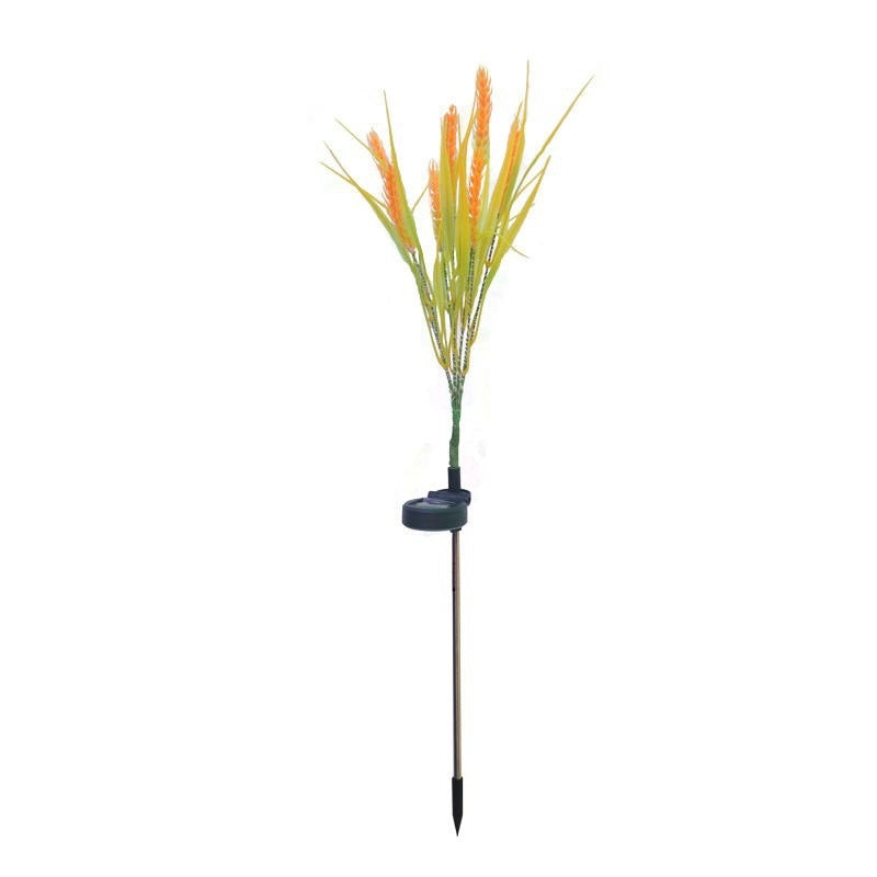 LED Illuminated Realistic Wheat Grass Garden Stake Lights Decorative Landscape Clusters Stornfield