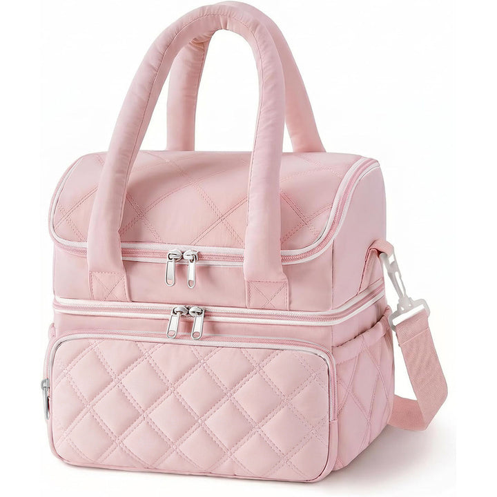 Stylish Quilted Insulated Lunch Tote Stornfield