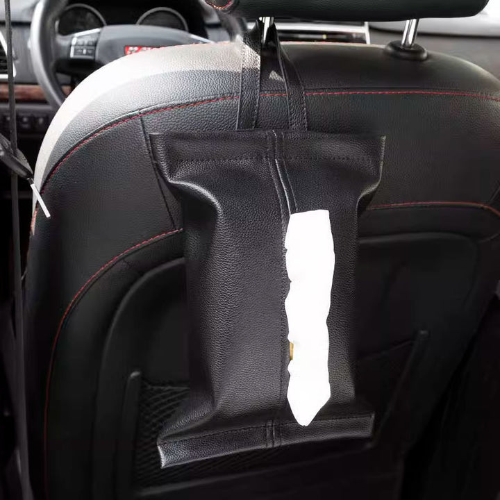 Stylish Leather Tissue Holder Stornfield