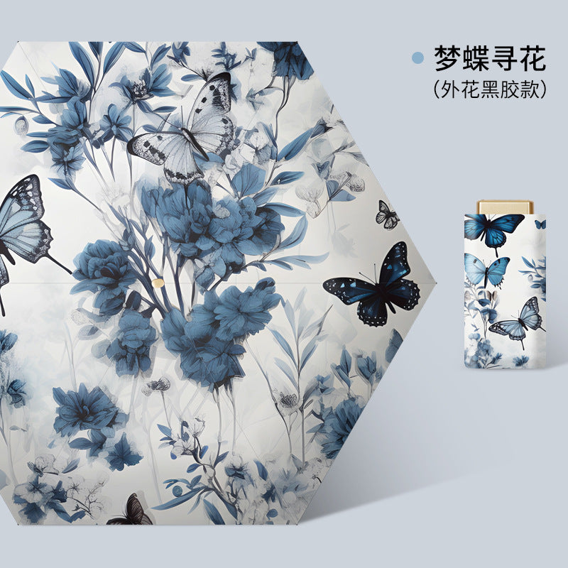 Ladies elegant umbrella with floral design Stornfield