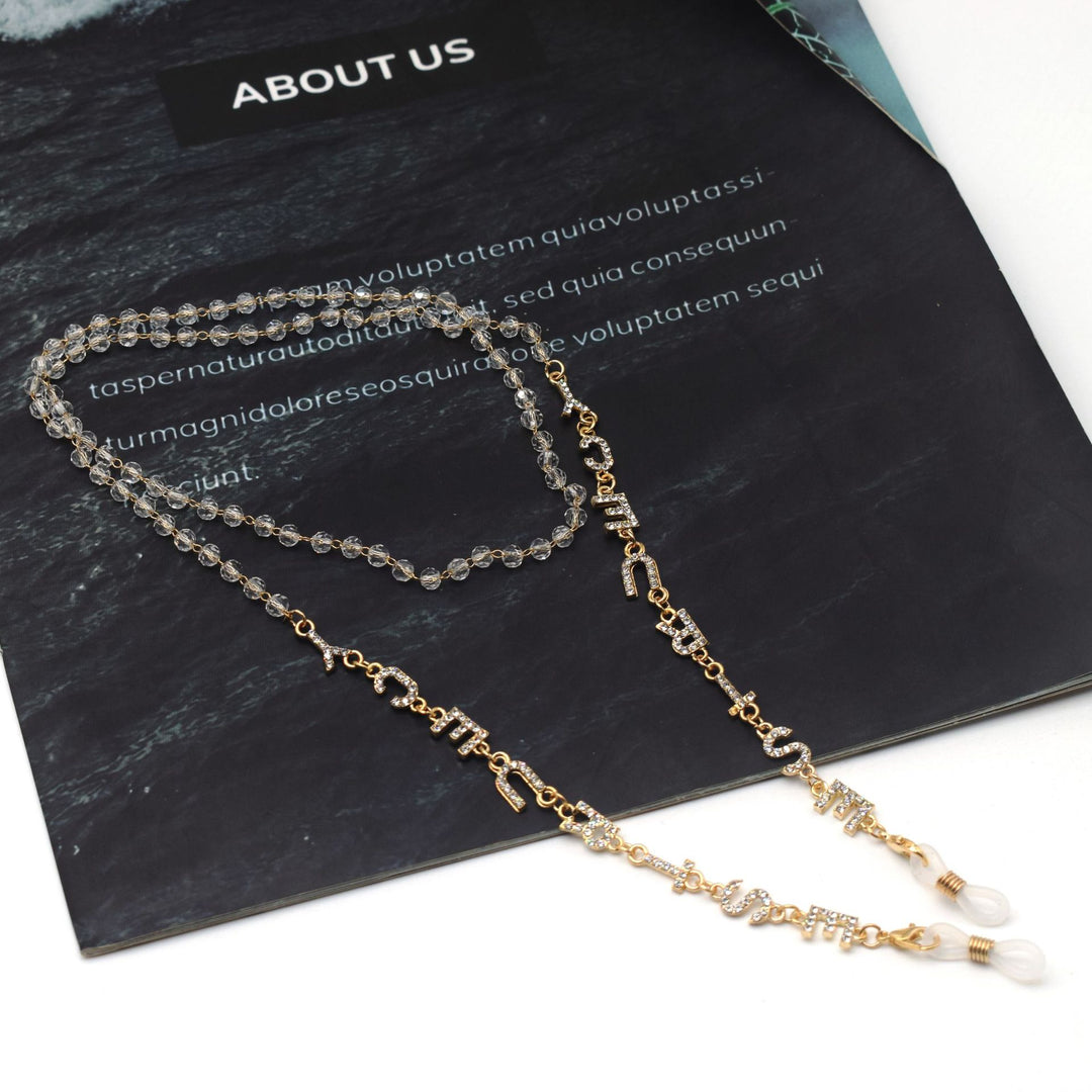 Sparkling Rhinestone Eyewear Chain Stornfield