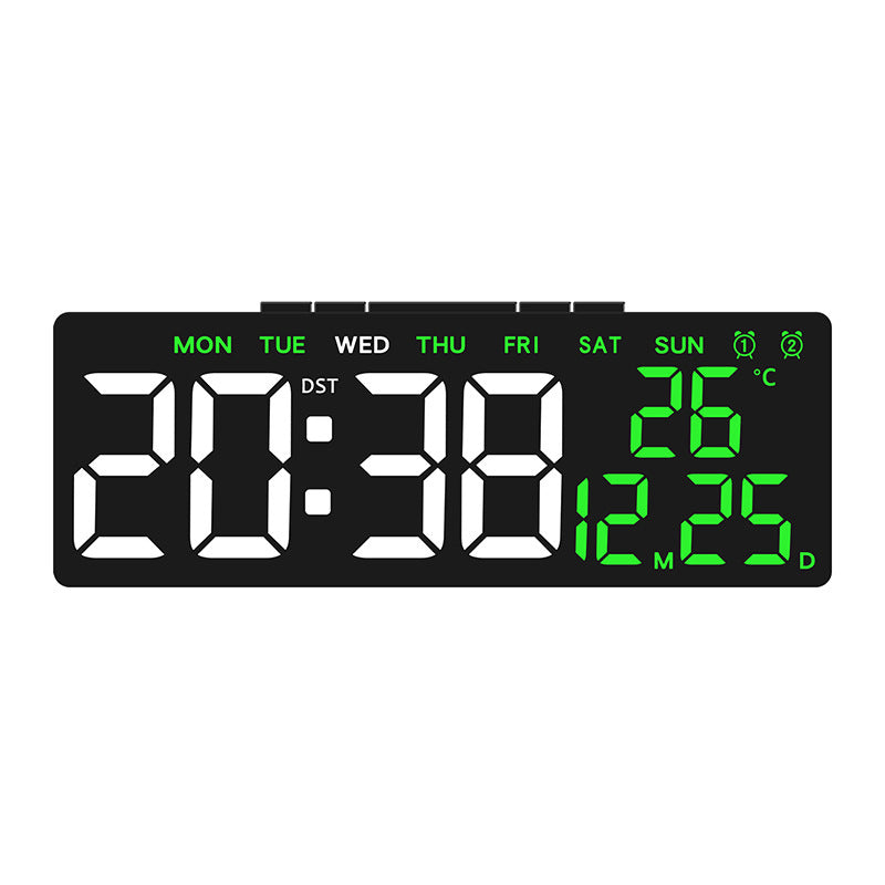 Digital alarm clock with large, clear LED display and temperature display Stornfield