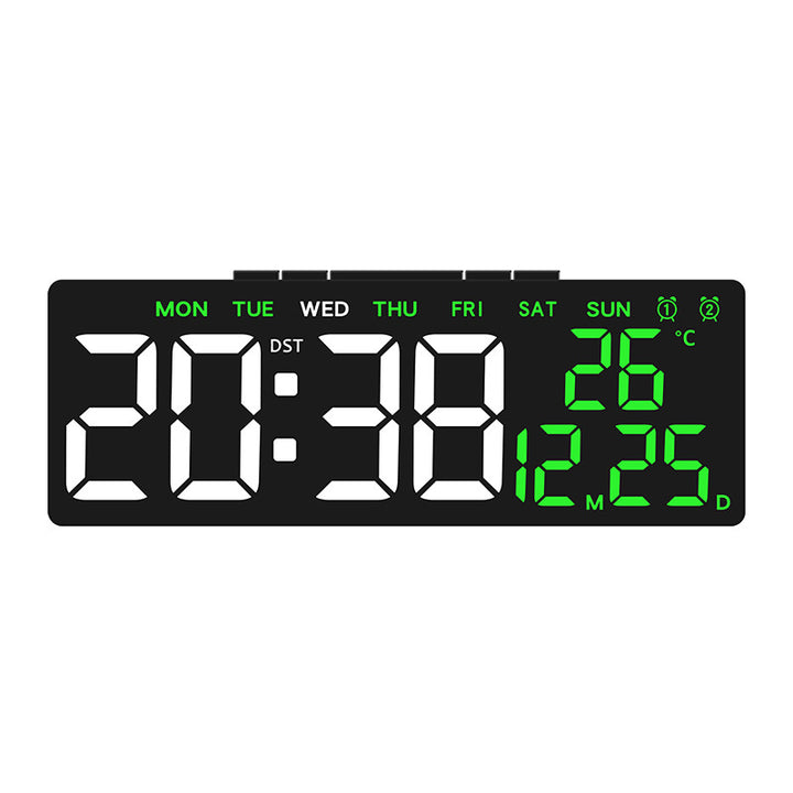 Digital alarm clock with large, clear LED display and temperature display Stornfield