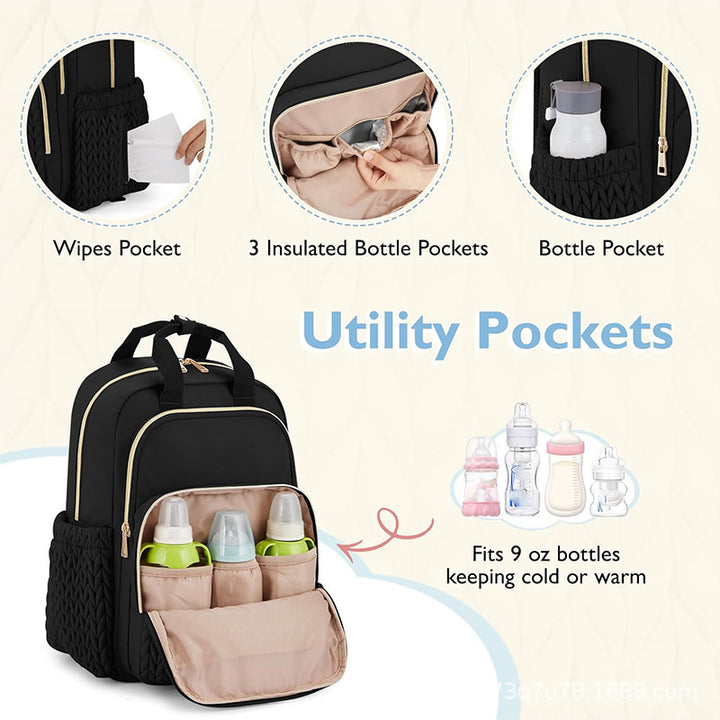 Fashionable backpack with structured design and multiple compartments Stornfield