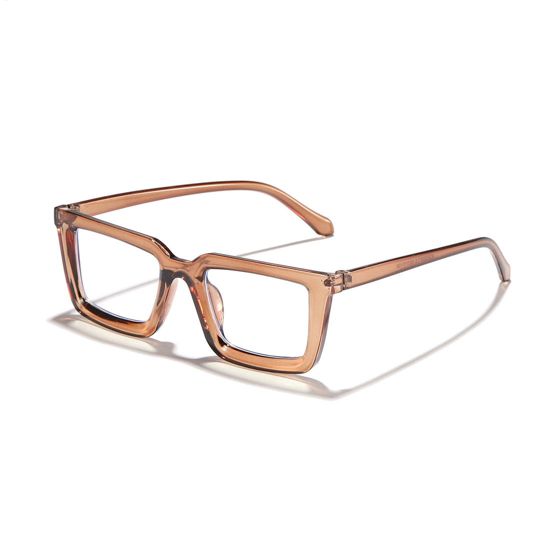 Women's modern square sunglasses with mirrored lenses Stornfield
