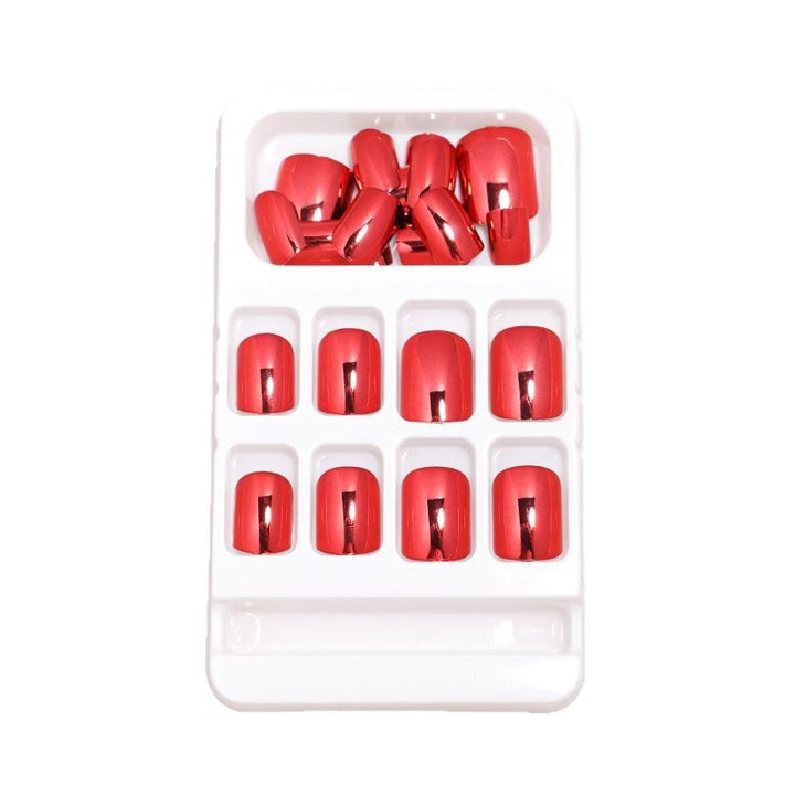 Glossy Metallic Press-On Nail Set Stornfield