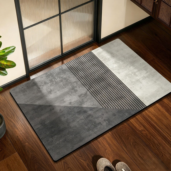 Geometric Pattern Soft Bath Mat Stornfield