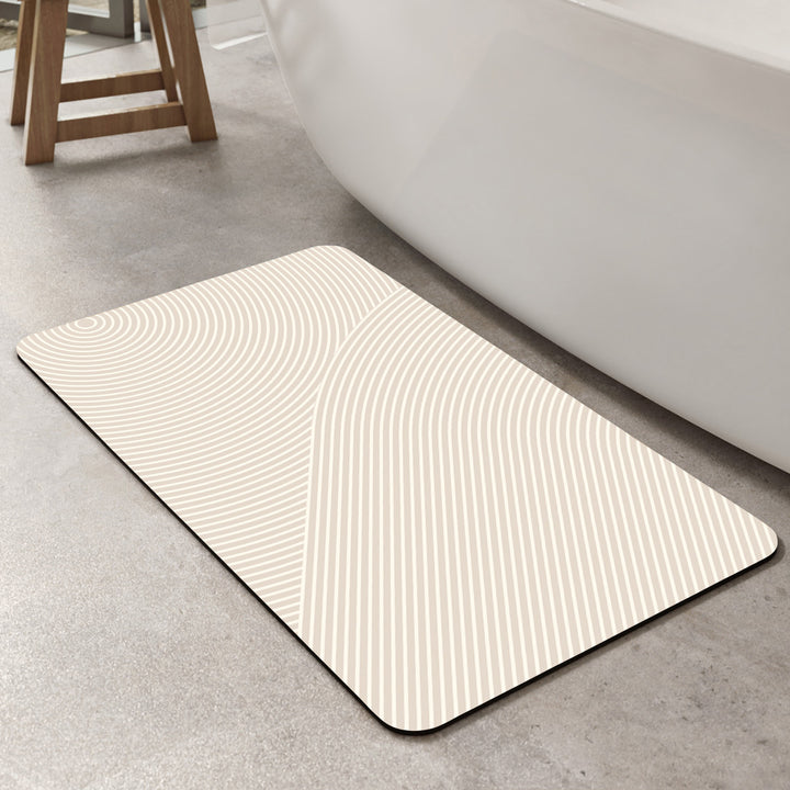 Stylish Geometric Pattern Bath Mat Stornfield