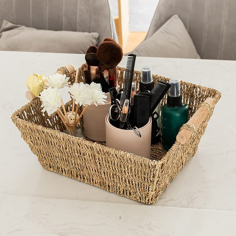 Natural fiber storage basket Stornfield
