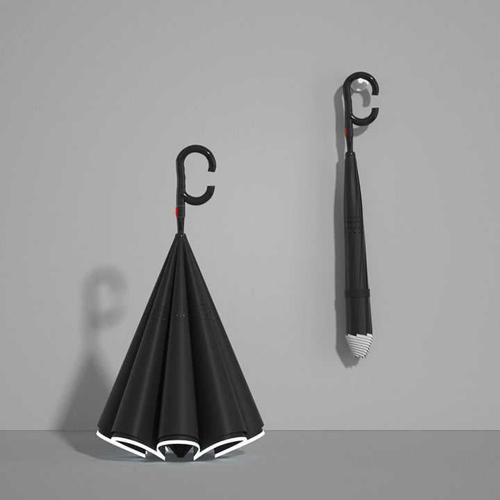 Ladies innovative mini folding umbrella with ergonomic handle Stornfield
