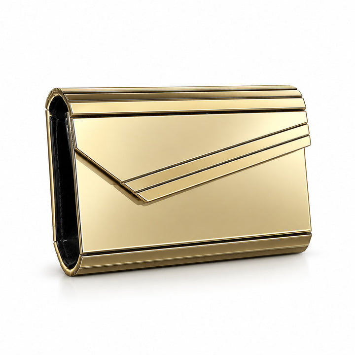Elegant Metallic Clutch