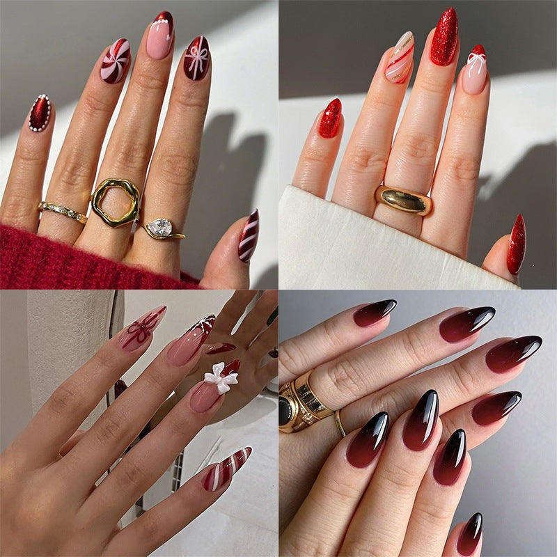 Artificial nail tips with ombre design Stornfield