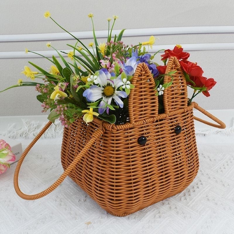 Rabbit Ears Woven Storage Basket Stornfield