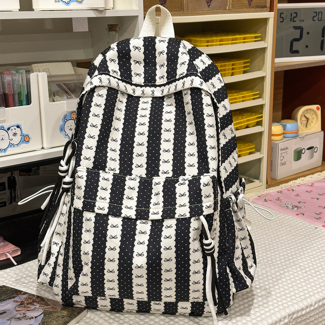 Cute Bow-Embellished Backpack Stornfield