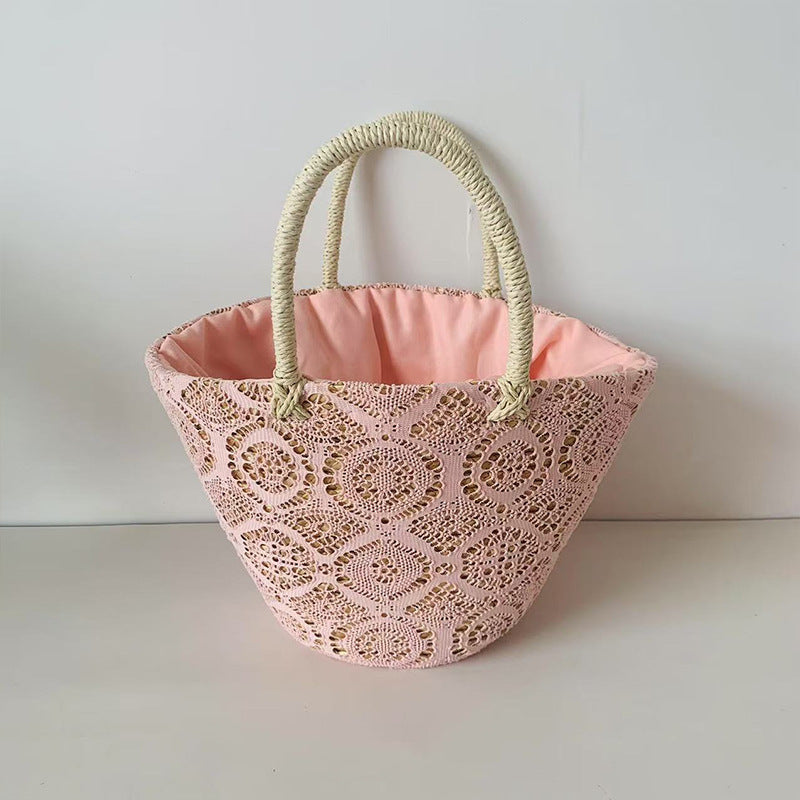 Basket bag with elegant, woven design Stornfield