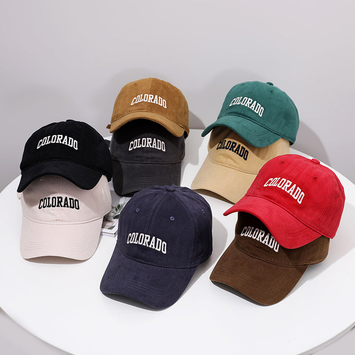 Women's fashionable cotton cap with embroidered lettering Stornfield