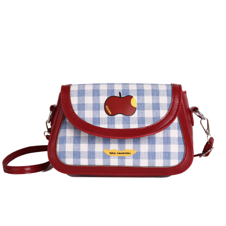 Playful Gingham Pattern Handbag Stornfield