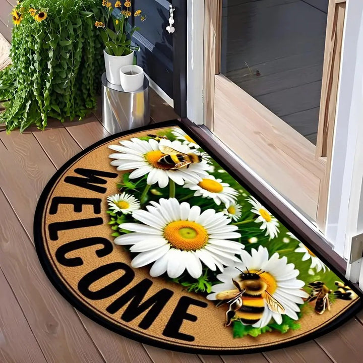 Textured Wooden Plank Doormat Stornfield