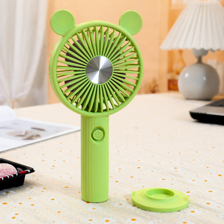 Women's Portable Hand Fan with Animal Ears Stornfield