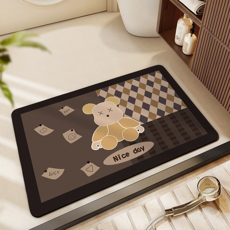 Cute Cartoon-Themed Bath Mat Stornfield